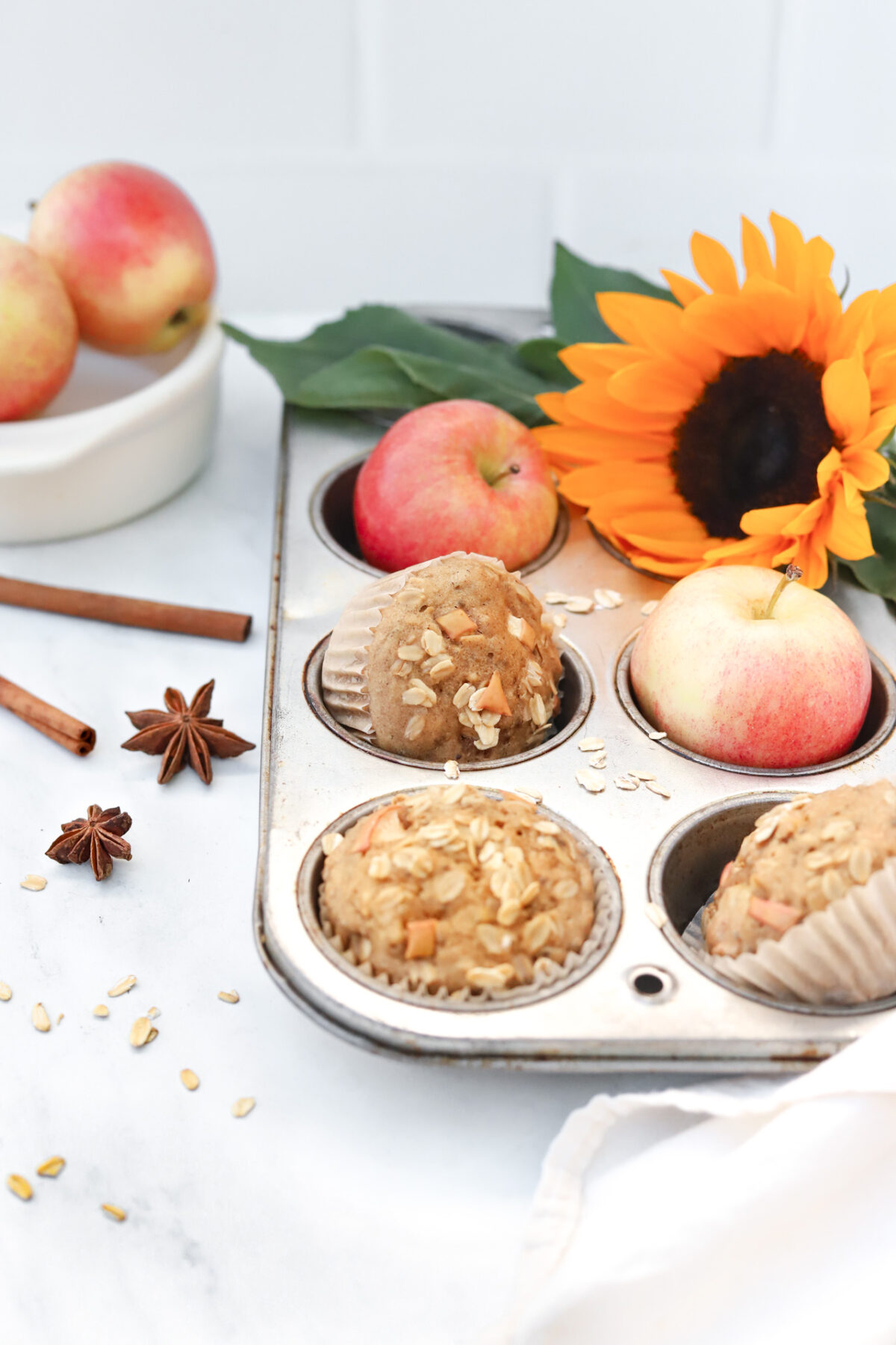 Autumn Apple Spice Muffins