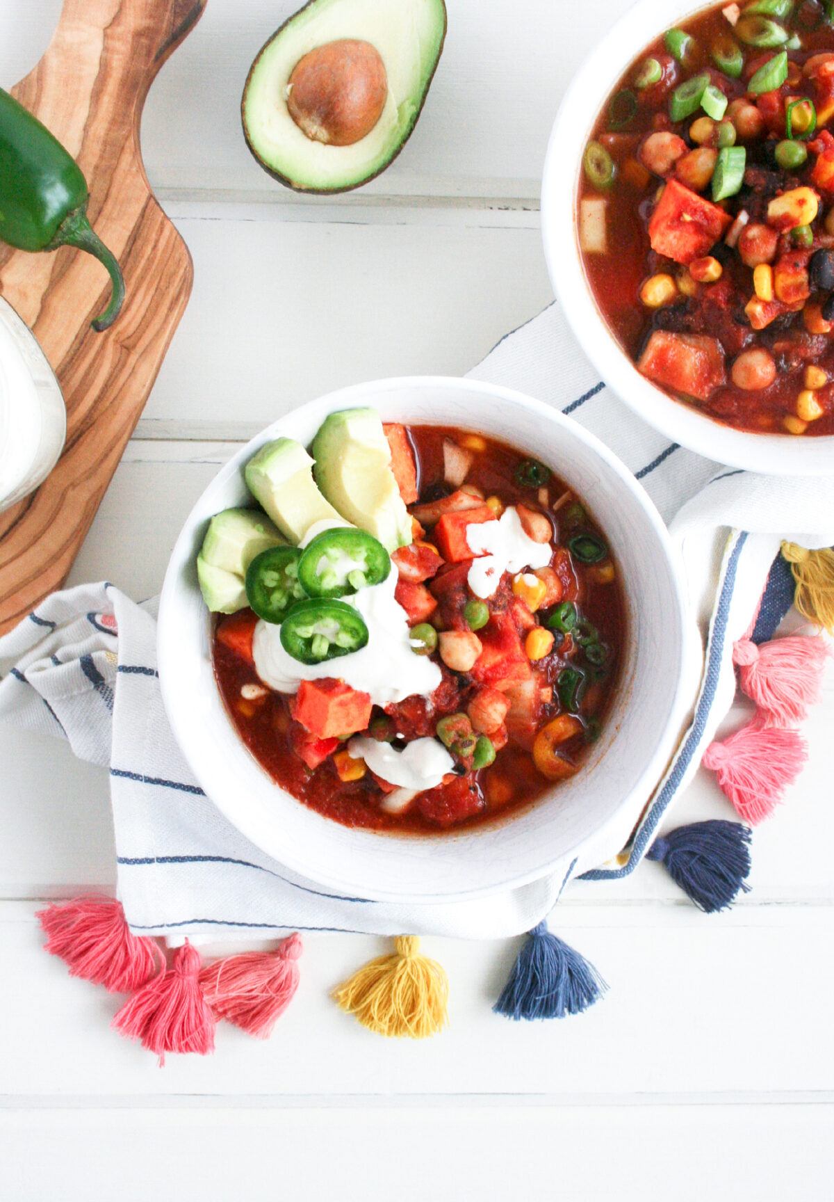 one pot vegan chilli | gut health, gut friendly