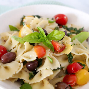 mediterranean pasta salad | gut health