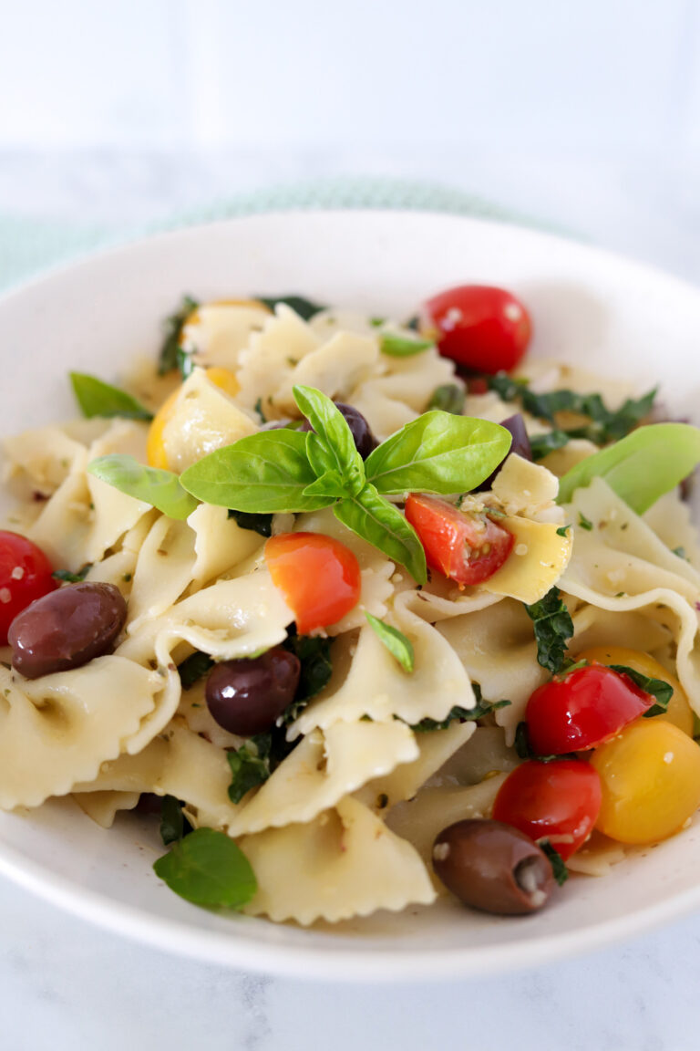 mediterranean pasta salad | gut health