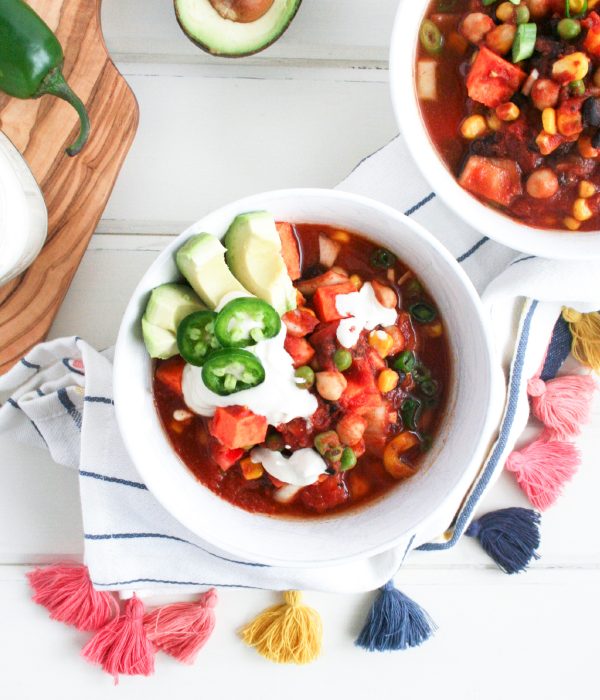 one pot vegan chilli | gut health, gut friendly